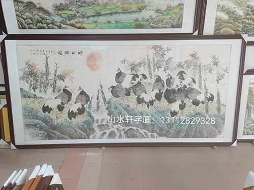 “晴日辉煌图”：横式尺寸：159*326m
